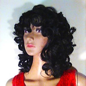Elim Wig Short Curly Black With Box Brush Wig Cap Instructions W-7